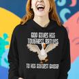 God Gives His Toughest Battles To His Silliest Goose Women Hoodie Gifts for Her