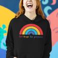 God Keeps His Promises Rainbow Lovely Christian Christianity Women Hoodie Gifts for Her