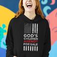 Gods Children Are Not For Sale American Flag Gods Children Gift For Womens Women Hoodie Gifts for Her