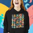 Groovy Be Kind Hand Sign Asl Communicate Sped Language Spell Women Hoodie Gifts for Her