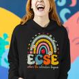 Groovy Cute Early Childhood Special Education Sped Ecse Crew Women Hoodie Gifts for Her