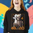 Halloween Skeleton Coffee Drinking Skull Horror Women Men Drinking s Women Hoodie Gifts for Her