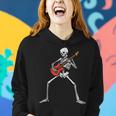 Halloween Skeleton Rocker Guitar Punk Rock Costume Women Hoodie Gifts for Her