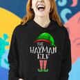 Hayman Name Gift The Hayman Elf Christmas Women Hoodie Gifts for Her