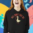 Hell Wont Take Me Funny Duck Women Hoodie Gifts for Her
