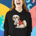 I Love Mom Tattoo Shih Tzu Mom Funny Mothers Day Gifts Women Hoodie Gifts for Her