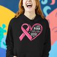 I Wear Pink For My Sister Heart Breast Cancer Awareness Women Hoodie Gifts for Her