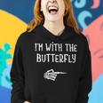 I'm With The Butterfly Matching Couple Costume Halloween Women Hoodie Gifts for Her