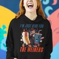 Im Just Here For The Wieners Funny 4Th Of July Wieners Gift For Womens Women Hoodie Gifts for Her