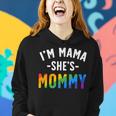 Im Mama Shes Mommy Gay Pride Lesbian Couple Women Women Hoodie Gifts for Her