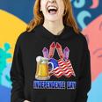 Independence Day 4Th July Beer Fireworks America Gift Idea Women Hoodie Gifts for Her
