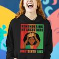 Junenth Women Locd Hair Remembering My Ancestors Women Hoodie Gifts for Her