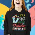 Just A Girl Who Loves Christmas In July Summer Womens Girls Summer Funny Gifts Women Hoodie Gifts for Her