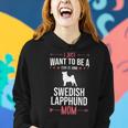 I Just Want To Be Stay At Home Swedish Lapphund Dog Mom Women Hoodie Gifts for Her