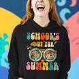 Last Day Of Schools Out For Summer Teacher Sunglasses Groovy Women Hoodie Gifts for Her