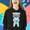 Lgbt Supporter Bear Rainbow Gay Pride Lgbt Heart Women Hoodie Gifts for Her