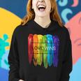 Lgbtq Equality Gay Pride Love Wins Be Yourself Month Rainbow Women Hoodie Gifts for Her