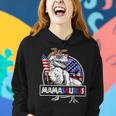 MamasaurusRex Dinosaur Mama Saurus Usa Flag 4Th Of July Gifts For Mama Funny Gifts Women Hoodie Gifts for Her