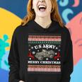 Merry Christmas-Us Army-Ugly Christmas SweaterWomen Hoodie Gifts for Her