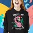 Merry Flaminmas Flamingo Lover Christmas Holiday Season Women Hoodie Gifts for Her