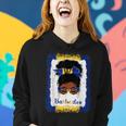 Messy Bun Barbados Flag Woman Girl Women Hoodie Gifts for Her