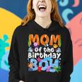 Mom Under Sea Birthday Party Boys Ocean Sea Animals Themed Women Hoodie Gifts for Her