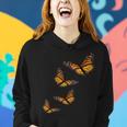Monarch Butterfly -Milkweed Plants Butterflies Women Hoodie Gifts for Her