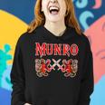 Munro Scottish Clan Lion Family Name Tartan Kilt Gift For Womens Gifts For Lion Lovers Funny Gifts Women Hoodie Gifts for Her