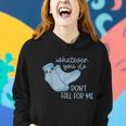 Non Slip Socks Dont Fall For Me Funny Pct Cna Nurse Women Hoodie Gifts for Her