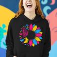 Pansexual Pan Subtle Pride Lgtbq Sunflower Cute Lgbt Women Hoodie Gifts for Her