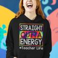 Paraprofessional Straight Outta Energy Teacher Life Tie Dye Women Hoodie Gifts for Her