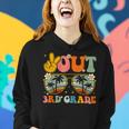 Peace Out 3Rd Grade Last Day Of School Graduation Teacher Women Hoodie Gifts for Her