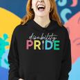 Proud Disabled Disability Pride Month Awareness Men Women Pride Month Funny Designs Funny Gifts Women Hoodie Gifts for Her