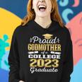 Proud Godmother Of 2023 College Graduate Family 23 Women Hoodie Gifts for Her
