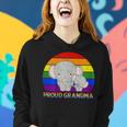 Proud Grandma Elephant Proud Mom Lgbt Gay Pride Gifts Women Hoodie Gifts for Her