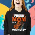Proud Mom Of A Violinist Viola Violin Players Mama Women Hoodie Gifts for Her