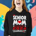 Proud Senior Mom 2024 Graduation Class Of Not Crying Women Hoodie Gifts for Her