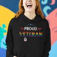 Proud Veteran Lgbt Gay Pride Rainbow Us Military Trans Women Hoodie Gifts for Her