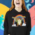 Rainbow Flag Nordic Gnome Lgbt Pride Month Garden Gnome Women Hoodie Gifts for Her