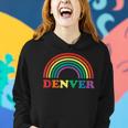 Rainbow Pride Gay Lgbt Denver Colorado Co Women Hoodie Gifts for Her