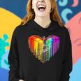 Rainbows Dragons Heart For Lgbt Gay Lesian Pride Women Hoodie Gifts for Her