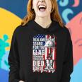 Real Americans Stand For The Flag Shirt Veteran Day Us Women Hoodie Gifts for Her