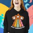 Retro Flower Power Swirl Rainbow 60S 70S Stay Wonderful 70S Vintage Designs Funny Gifts Women Hoodie Gifts for Her