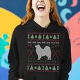 Samoyed Ugly Sweater Christmas Dog Lover Women Hoodie Gifts for Her