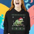 Santa Frog Ugly Sweater Animals Christmas Pajama Women Hoodie Gifts for Her