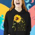 In September Wear Gold Childhood Cancer Awareness Sunflower Women Hoodie Gifts for Her