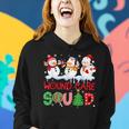 Snowman Wound Care Nurse Squad Christmas Holiday Matching Women Hoodie Gifts for Her