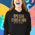 Special Education Para Teacher Paraprofessional Paraeducator Women Hoodie Gifts for Her