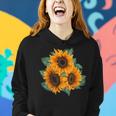 Sunflower Watercolor Floral Designs By La Monarca Women Hoodie Gifts for Her