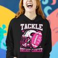 Tackle Breast Cancer Awareness 2023 Pink Ribbon Women Hoodie Gifts for Her